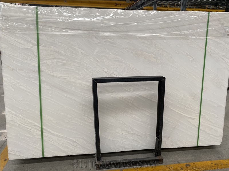 Africa Royal White Jade Marble Polished Slabs For Wall Tiles