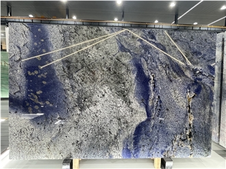 Brazil Blue Bahia Granite Slabs For Luxury Design
