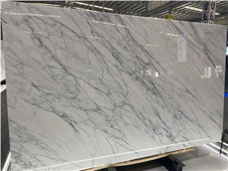 Italy Bianco Statuario Marble Polished Slabs Tiles