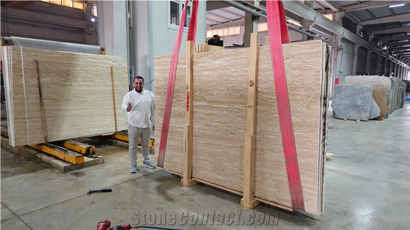 Light Travertine Tiles And Slabs