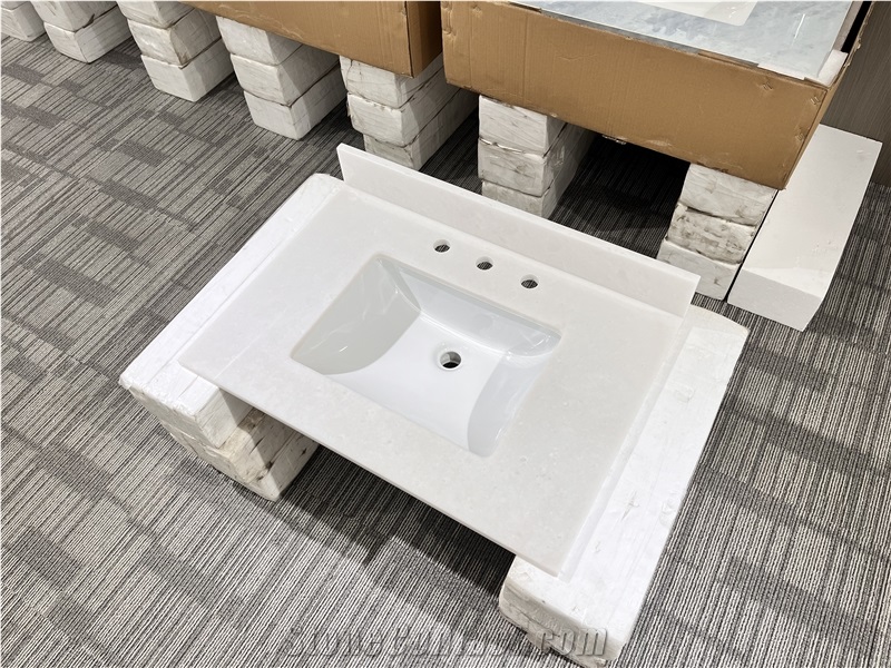 Marble Prefab Bathroom Vanity Bathroom Countertops