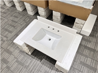 Marble Prefab Bathroom Vanity Bathroom Countertops