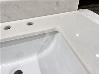 Marble Prefab Bathroom Vanity Bathroom Countertops