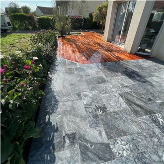 Pierre Bleue Alia Anthic Opus Pattern Terrace Pavement