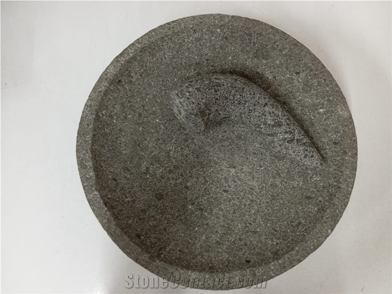 Grey Andesite Mortars