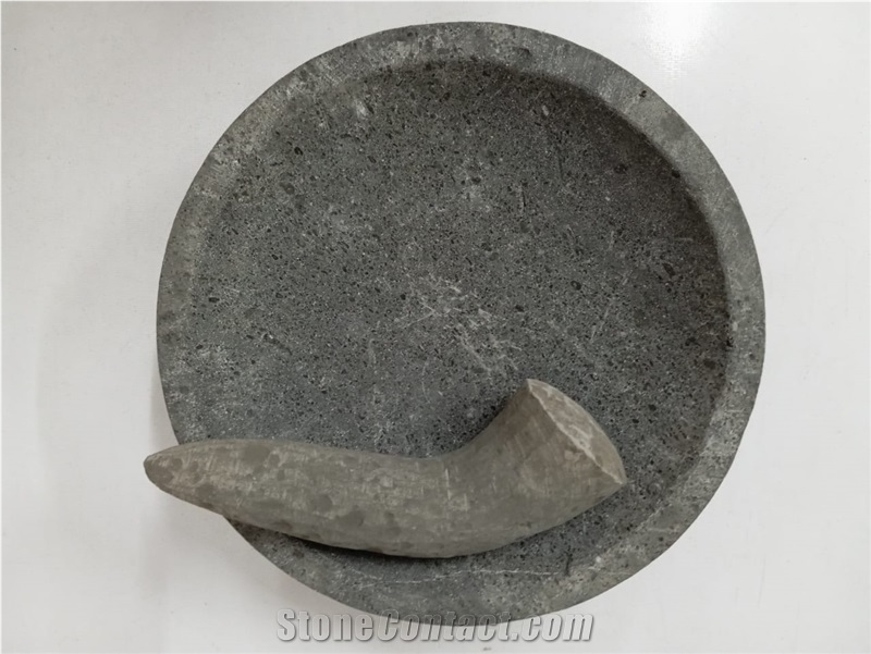 Grey Andesite Mortars