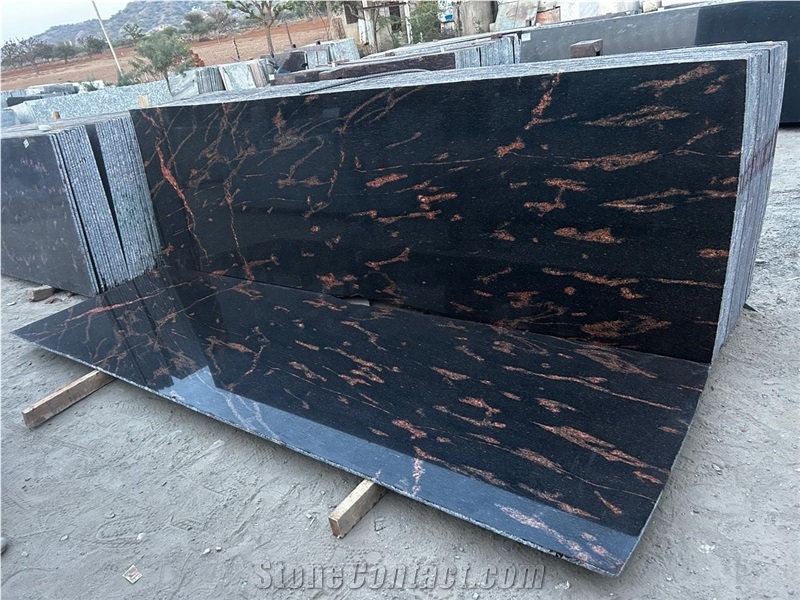 Black Granite Slabs