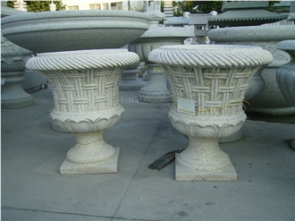 Grey G603 Granite Garden Flower Planters