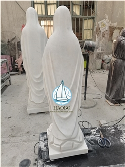 Standing Angel Headstones Hunan White Marble Monument