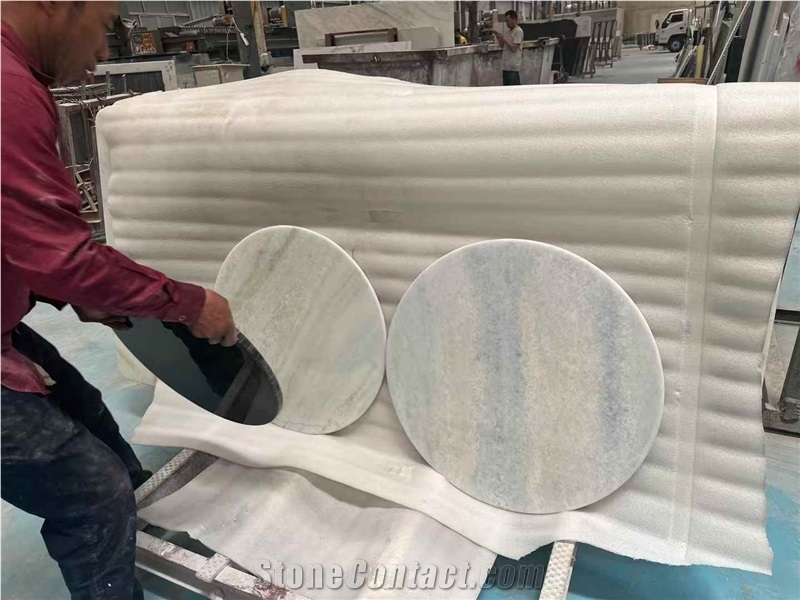 Crystal Blue Marble Table Tops