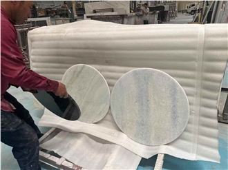 Crystal Blue Marble Table Tops