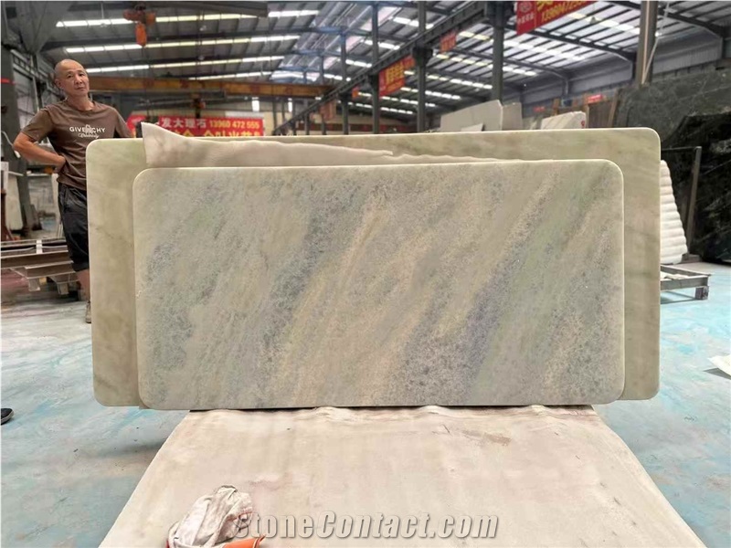 Crystal Blue Marble Table Tops