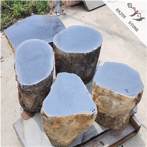 Grey Basalt Bench,Garden/Outdoor Bench & Table, Honed Finish