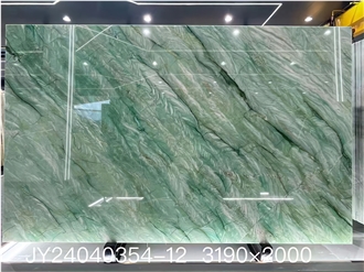 Botanic Bordeaux Emerald Green Quartzite Slabs