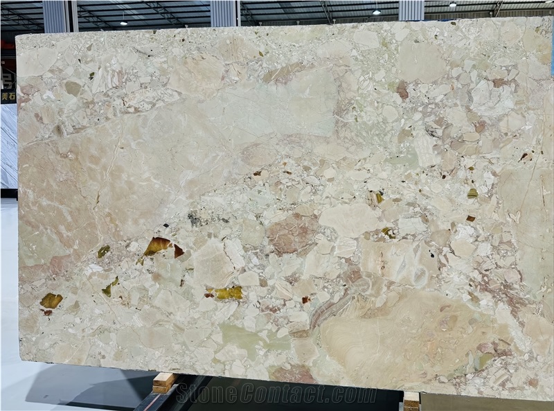 Polished Breccia Botticelli Marble Slabs