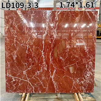 Rosso Francia Semiclassico Marble Slabs