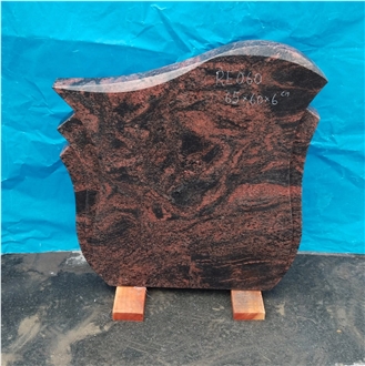 Indian Aurora Granite Headstone