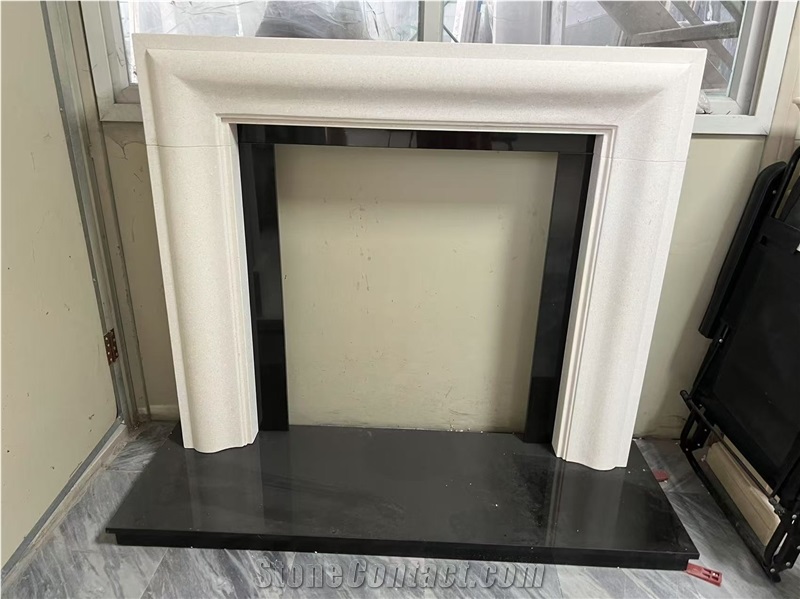Elegant Style White Fireplace Good Quality Best Price
