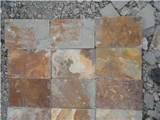 Hard And Durable China Rust Slate, Multicolor Slate Tiles