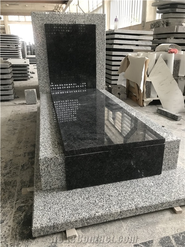 China G602 Nanan Snow Plum Grey Granite Monument