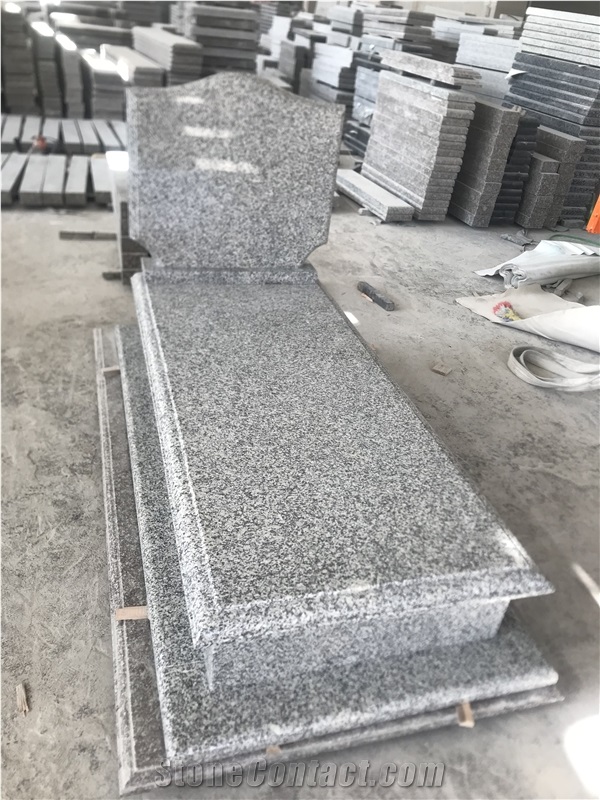 China G602 Nanan Snow Plum Grey Granite Monument