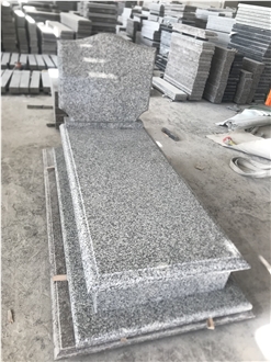 China G602 Nanan Snow Plum Grey Granite Monument