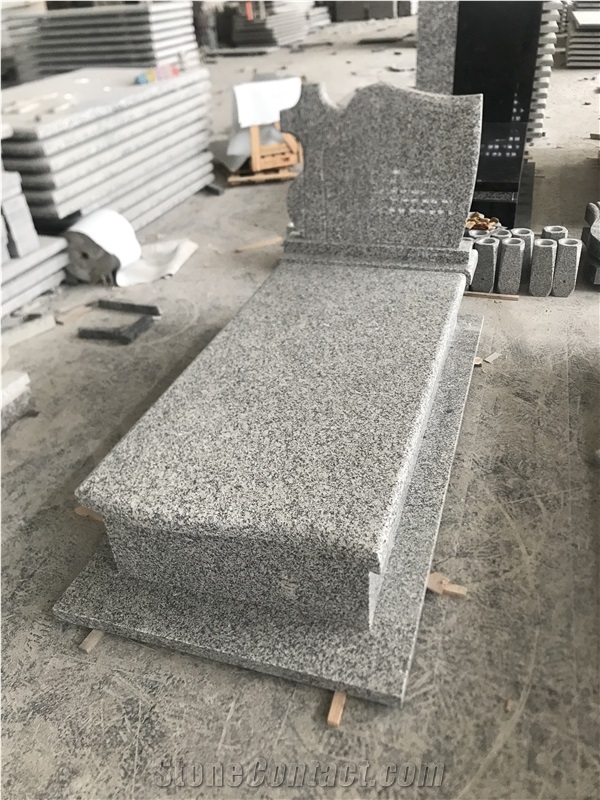 China G602 Nanan Snow Plum Grey Granite Monument