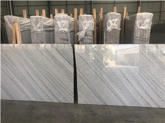 China Viskont White Landscape Granite  Slabs