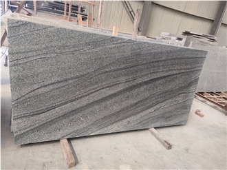 China Viskont White Landscape Granite  Slabs