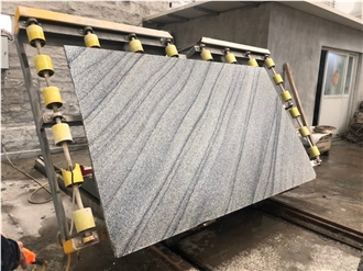 China Viskont White Landscape Granite  Slabs