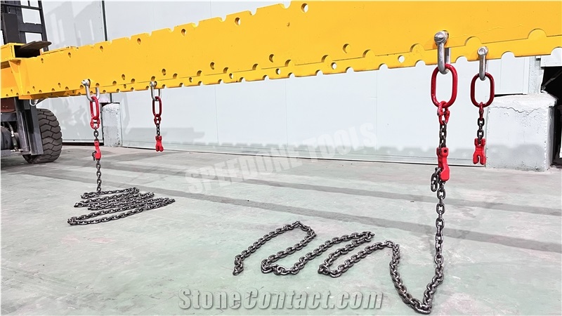 Double Forklift Telescoping Jib Boom Crane Spreader Bar