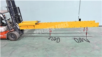 Double Forklift Telescoping Jib Boom Crane Spreader Bar