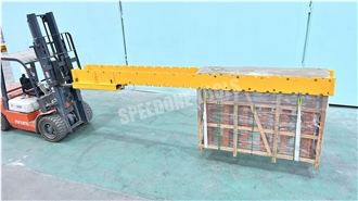 Double Forklift Telescoping Jib Boom Crane Spreader Bar