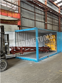 Extended Forks For Push-In And Pull-Out Pallets In Container