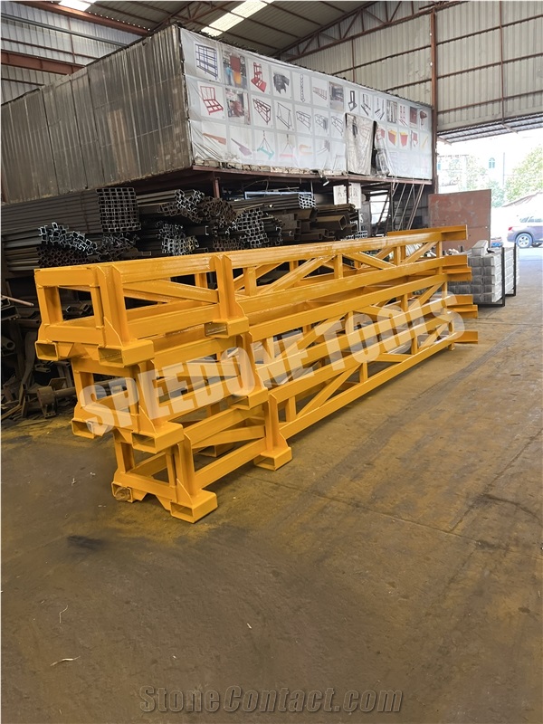 Extended Forks For Push-In And Pull-Out Pallets In Container