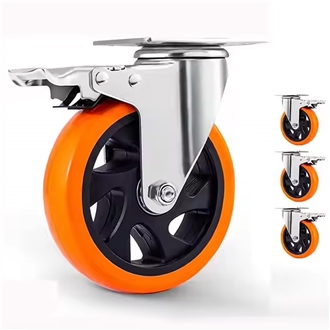 Multifunctional Swivel Caster Industrial PA PU Rubber Wheels Multifunctional Swivel Caster Industrial PA PU Rubber Wheels