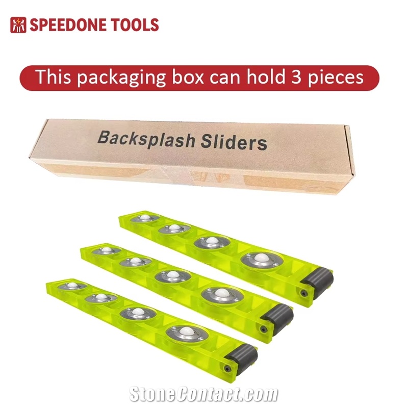No Lift Full Height Back Splash Nylon Sliders