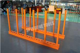 Showroom Warehouse Factory Steel Granite Display Slab Rack