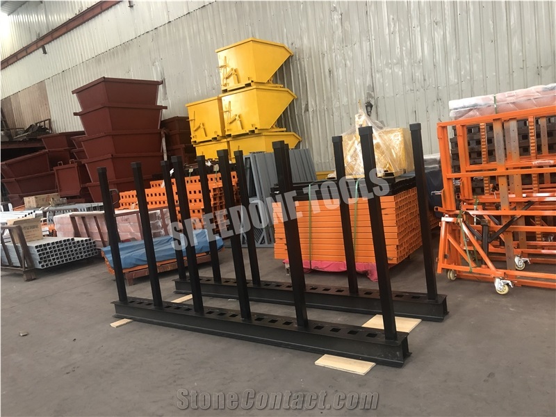Showroom Warehouse Factory Steel Granite Display Slab Rack