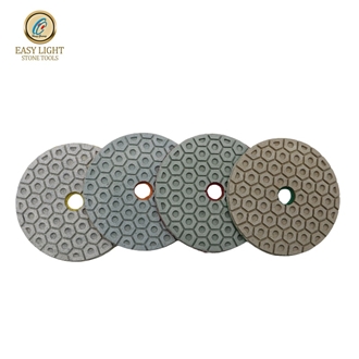 4 Inch Honeycomb Diamond Wet Polishing Pad
