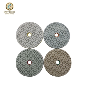 4 Inch Honeycomb Diamond Wet Polishing Pad