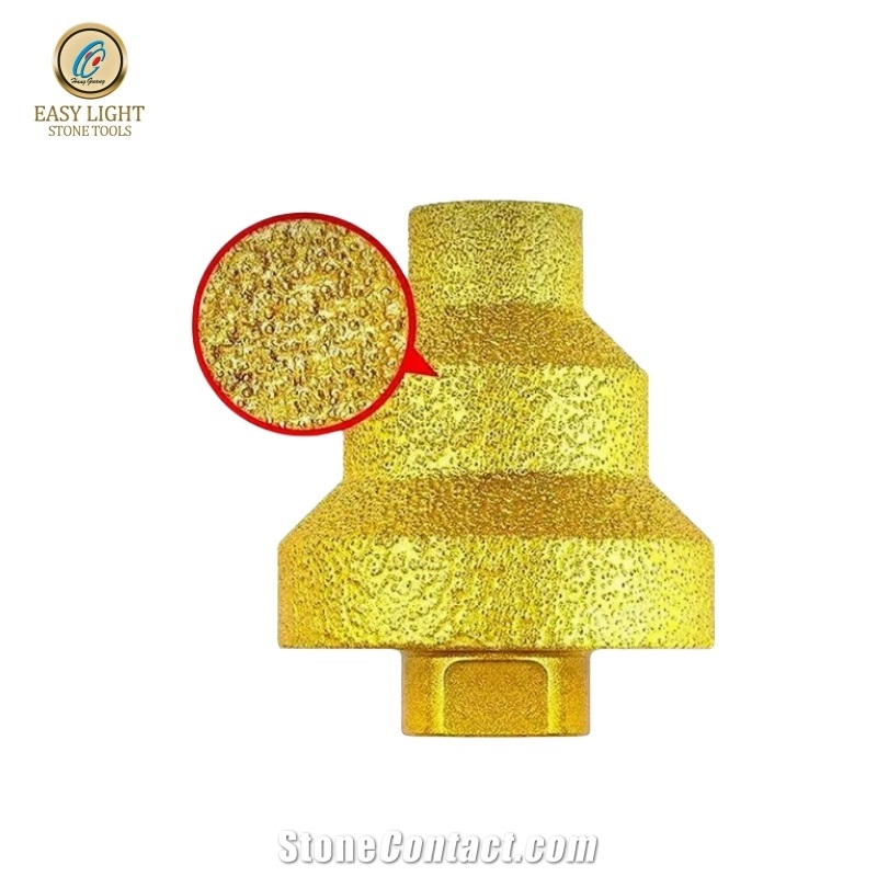 Brazed Diamond Chamfer Drill Bits  For Marble Granite