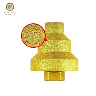 Brazed Diamond Chamfer Drill Bits  For Marble Granite