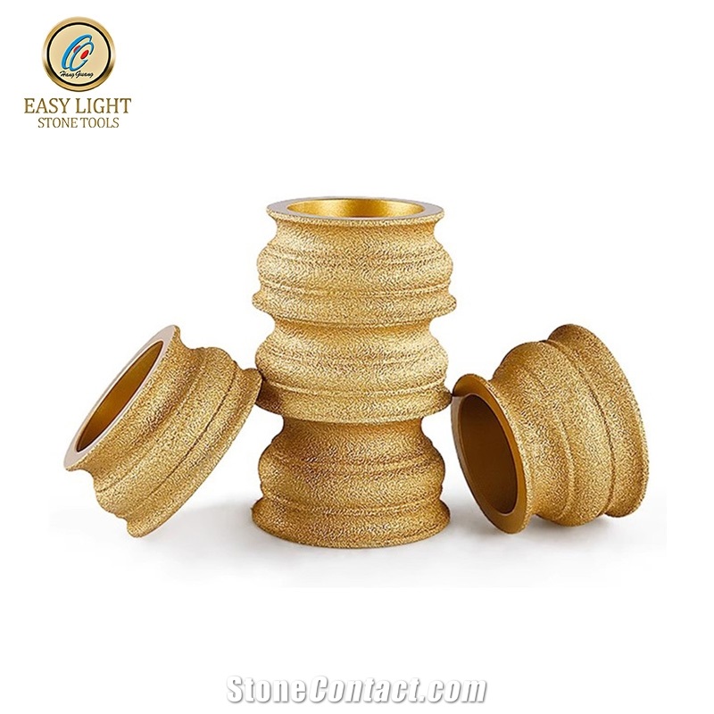 Bullnose Vacuum Brazed Marble Edge Profiling Grinding Wheel