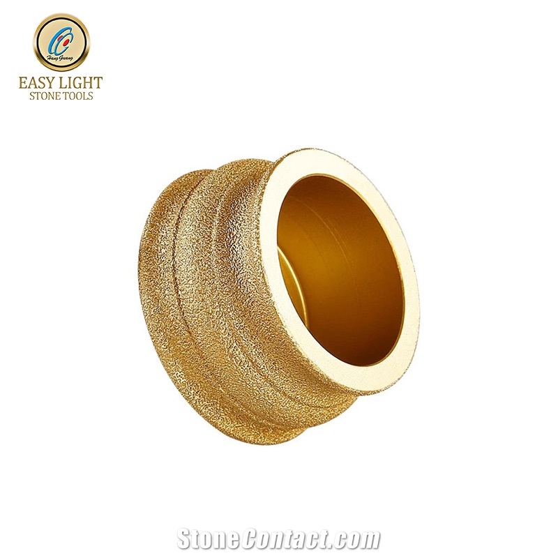 Bullnose Vacuum Brazed Marble Edge Profiling Grinding Wheel