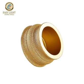 Bullnose Vacuum Brazed Marble Edge Profiling Grinding Wheel