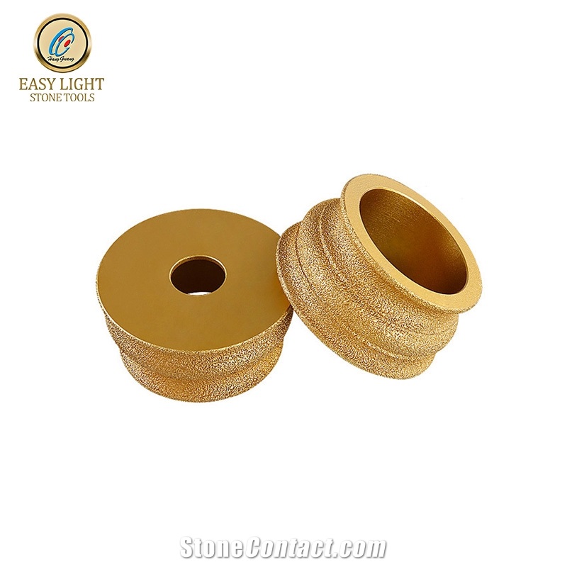 Bullnose Vacuum Brazed Marble Edge Profiling Grinding Wheel