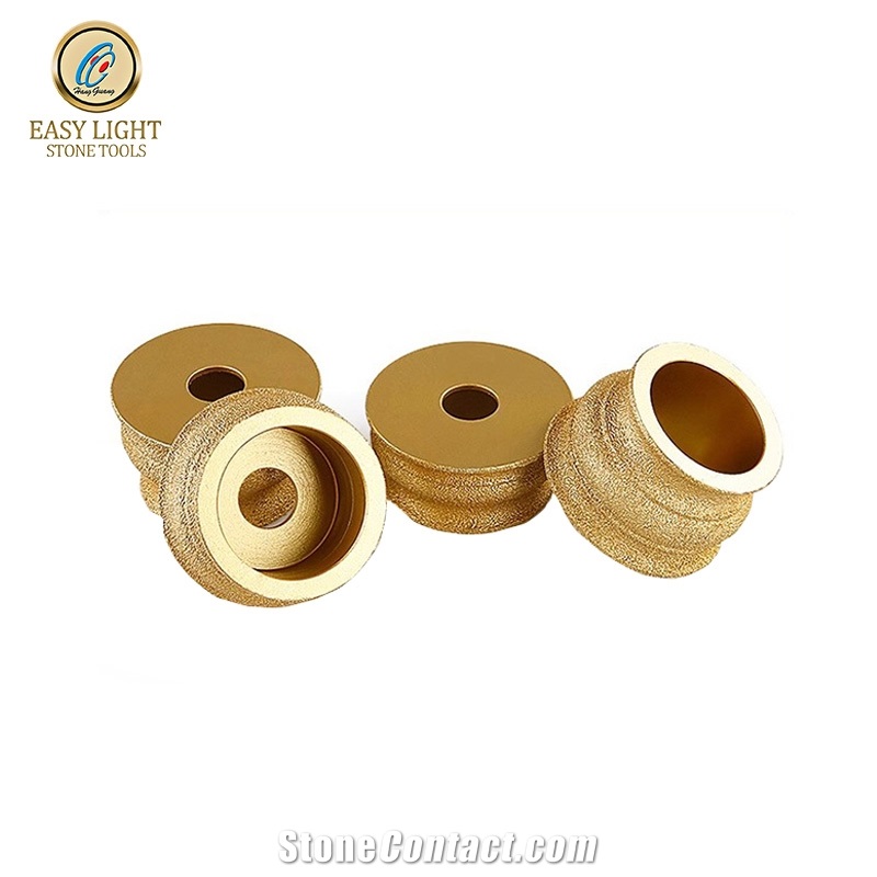 Bullnose Vacuum Brazed Marble Edge Profiling Grinding Wheel