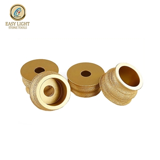 Bullnose Vacuum Brazed Marble Edge Profiling Grinding Wheel
