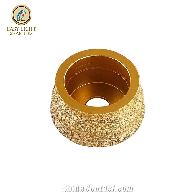 Bullnose Vacuum Brazed Marble Edge Profiling Grinding Wheel